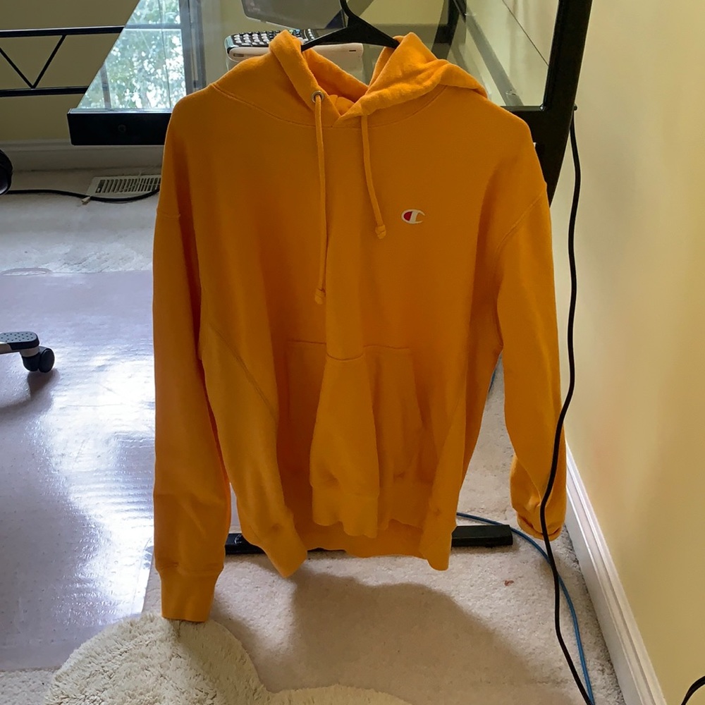 Champion Reverse Weave Large Yellow